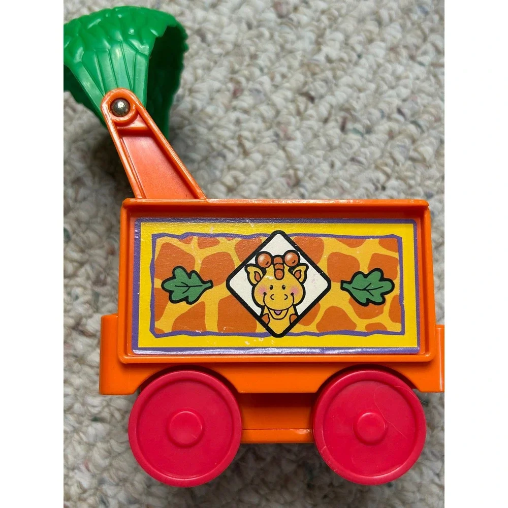 Fisher-Price Train Set Animal Cars Vintage Toy 2001 Mattel Preschool‎